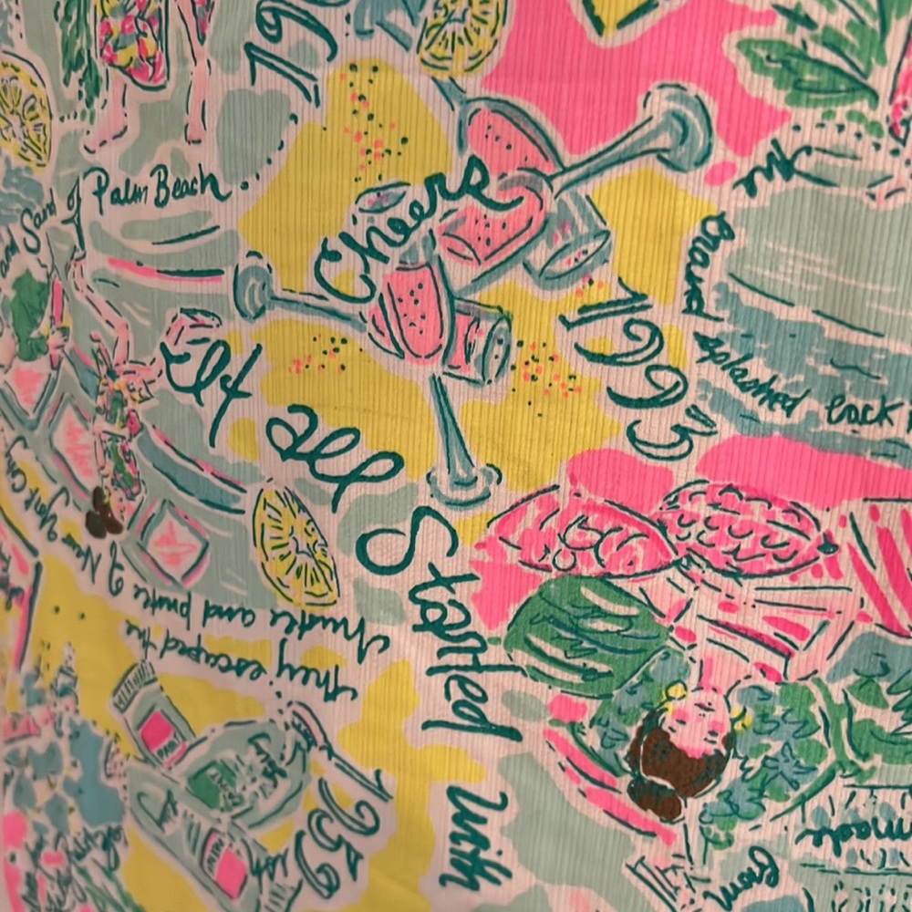 Size 12 Lilly Pulitzer “dress” built in shorts underneath - Picture 3 of 3